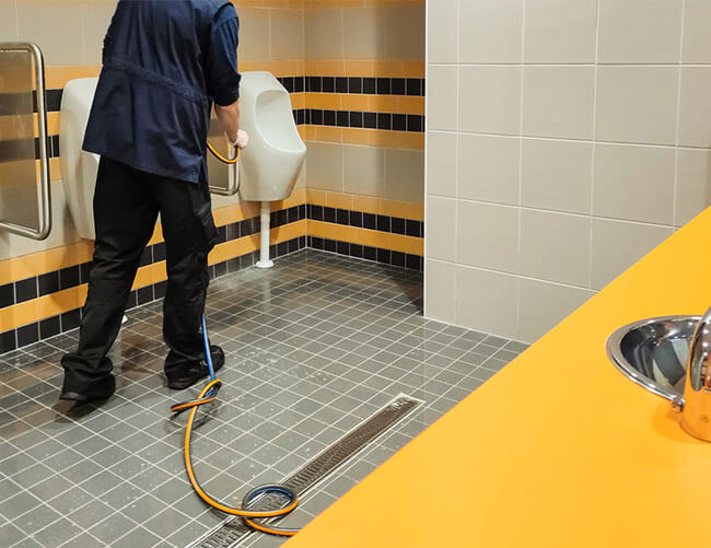 Industrial Bathroom Cleaning