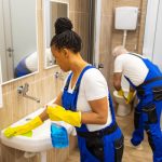 Hospital Bathroom Cleaning